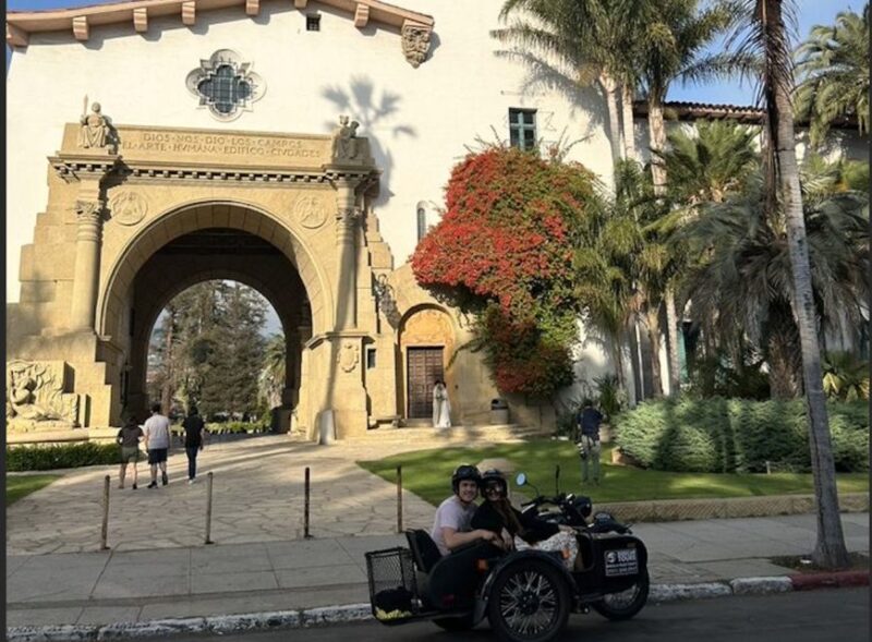 Santa Barbara: Private Scenic Tandem Sidecar Tour - Pricing and Duration