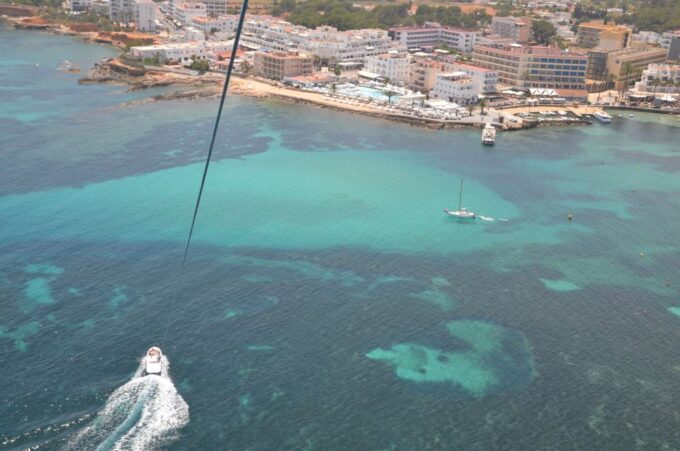 Santa Eulària Des Riu: Parasailing Boat Cruise With Drinks - Included Services