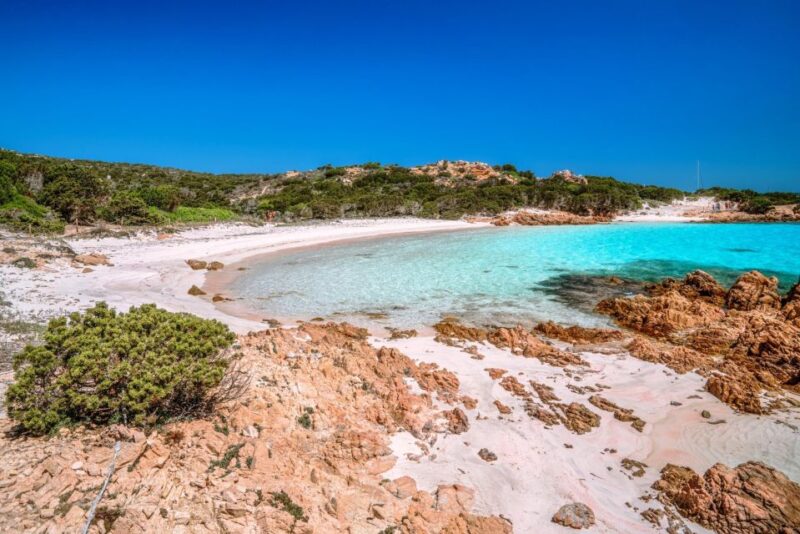 Santa Giulia: Cruise on a Maxi-Yacht Under Sail - Visiting Cavallo Island