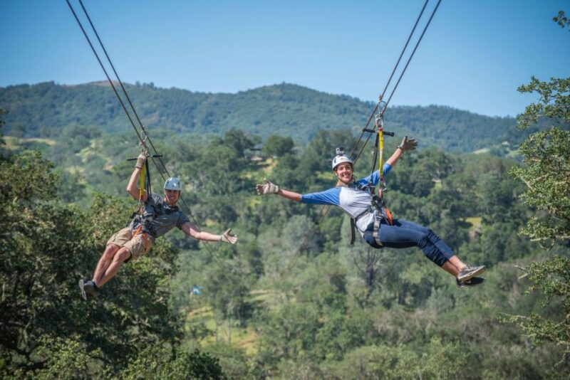 Santa Margarita: Zipline Adventure With 6 Different Ziplines - Suspension Bridge Over a Canyon