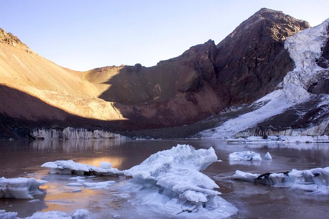 Santiago: Full Day Trekking to El Morado Glacier, Including Hot Springs Entrance. - Stunning Glacier Valley Views