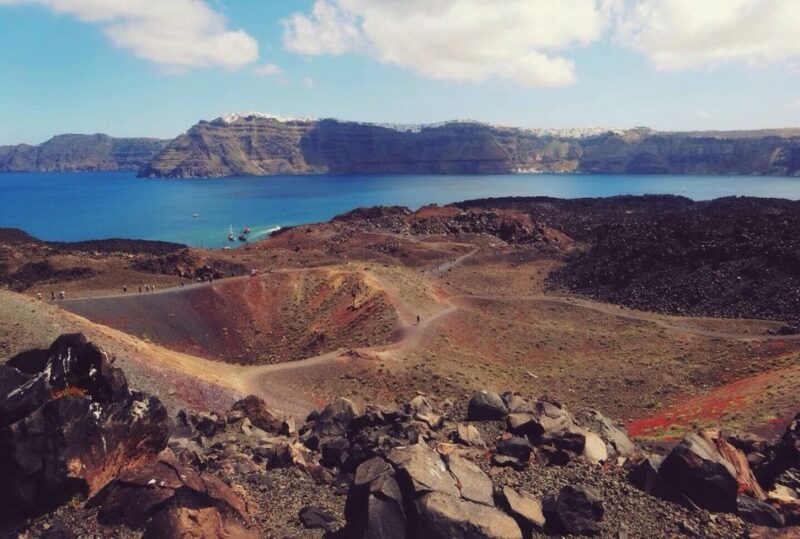 Santorini 2-Day Combo: Volcano Boat Cruise & Island Bus Tour - Hot Springs Experience