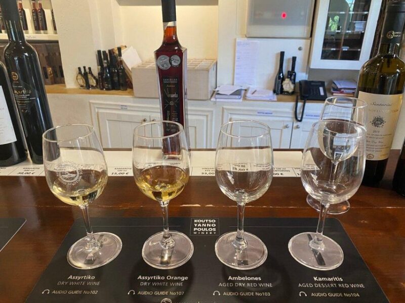 Santorini: 3 Wineries Visit With 9 Wines Premium Tasting - Booking and Cancellation Policy