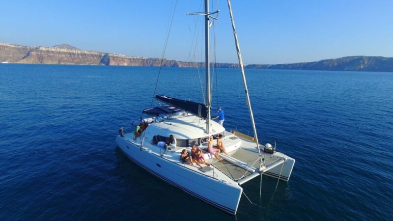 Santorini: 7-Hour Private Catamaran Cruise With Food & Drink - Personalized Experience
