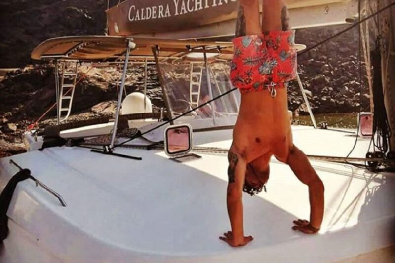 Santorini: All-Inclusive Catamaran Cruise W/ Hot Spring Swim - Itinerary Overview