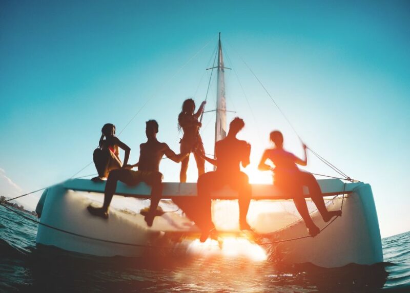 Santorini: All-Inclusive Private Luxury Catamaran Cruise - Key Points