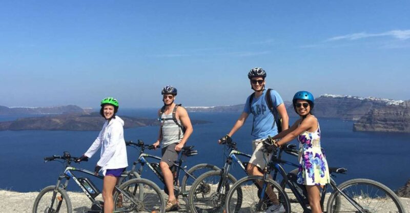 Santorini: Around the Island by Electric Bike - Exploring Emporio Castelli and Megalochori