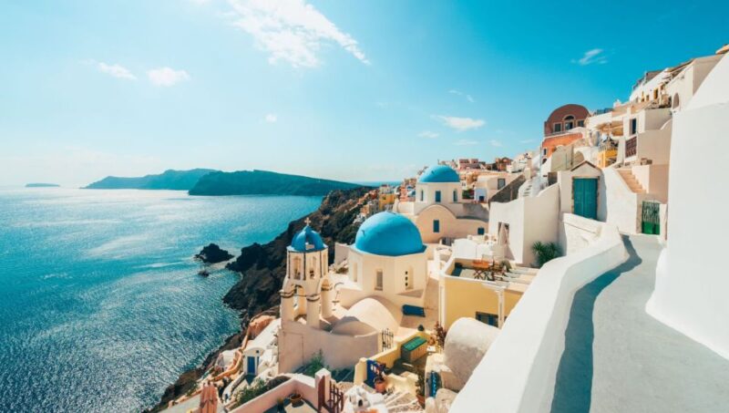 Santorini: Best of Santorini Private Tour With a Local Guide - Visiting Prophet Elias Monastery