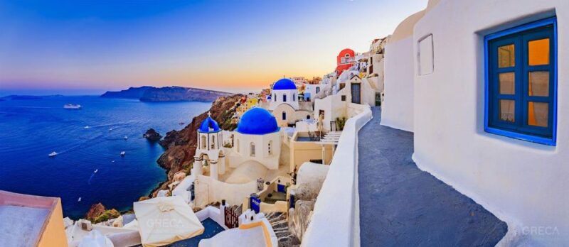 Santorini: Blue Domes Private Tour to Oia and Firostefani - Pickup and Drop-off