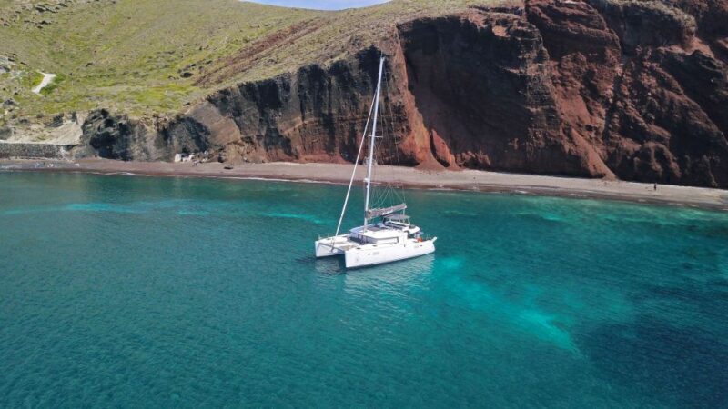 Santorini: Caldera Catamaran Cruise With Meal & Drinks - Key Highlights: Swimming and Snorkeling