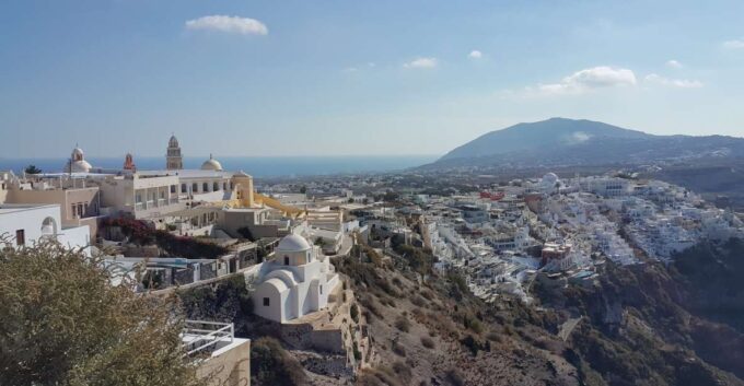 Santorini: Caldera Hiking Tour From Fira to Oia - Volcanic History and Traditions