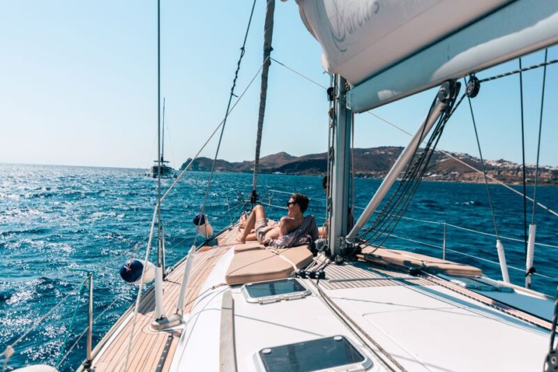 Santorini Caldera: Morning Sailing Cruise With Meal - Itinerary