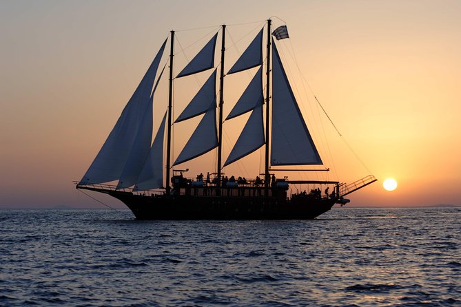 Santorini Caldera Sunset Sailing Cruise With Dinner and Wine - Guided Tour of the Volcano