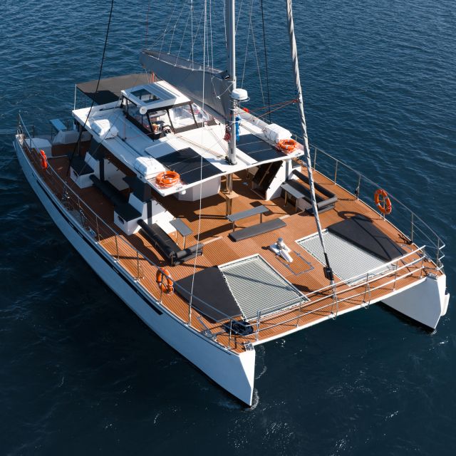 Santorini: Catamaran Caldera Cruise With Meal and Drinks - Relaxing at the Caldera