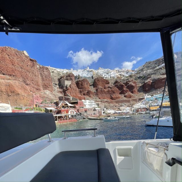 Santorini: Catamaran Cruise With Lunch, Drinks, & Oia Visit - Boat Cruise Activities