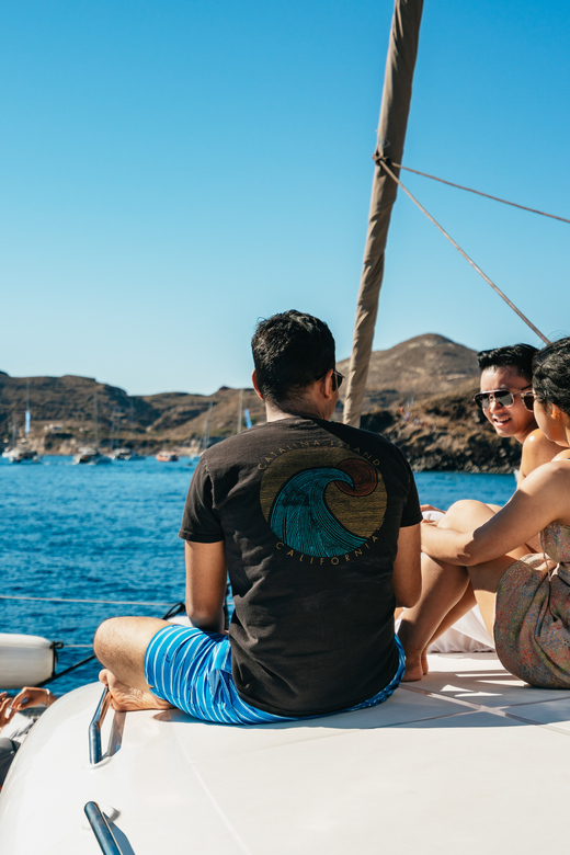 Santorini: Catamaran Cruise With Meals and Drinks - Key Points