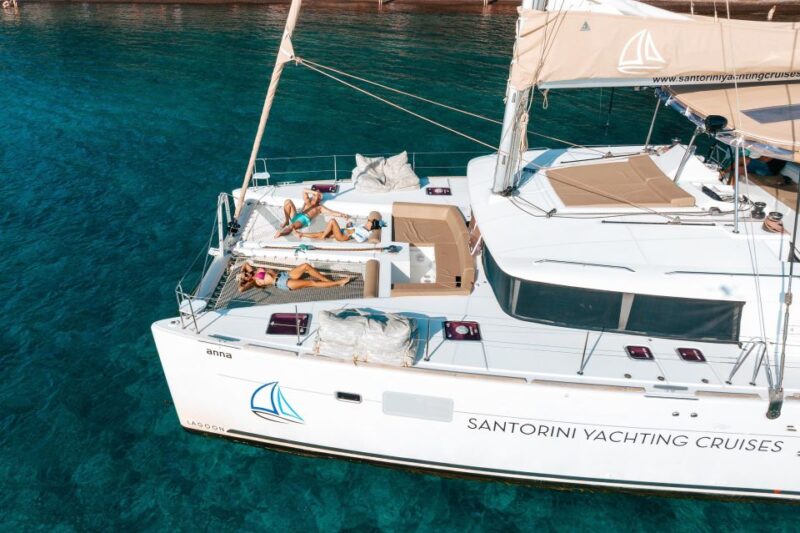 Santorini Catamaran Day Cruise: Lunch, Drinks and Transfers - Inclusions
