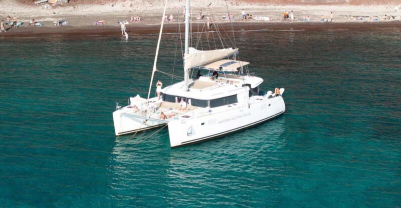 Santorini Catamaran Day Cruise: Lunch, Drinks and Transfers - Cancellation Policy