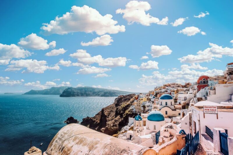 Santorini Catamaran Sunset Skyline Cruise - Duration and Starting Location
