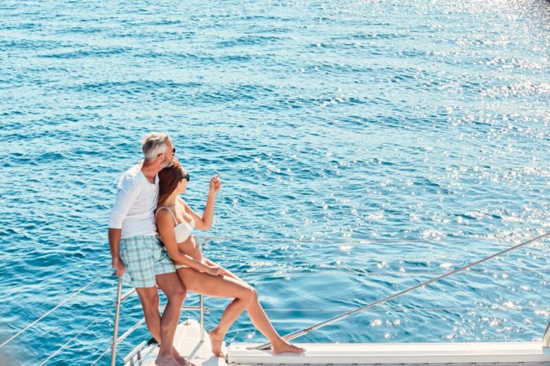 Santorini: Catamaran Tour With BBQ Meal and Unlimited Drinks - Highlights of the Cruise