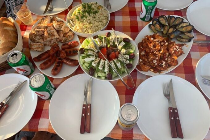 Santorini: Classic Catamaran Cruise With Meal & Open Bar - Frequently Asked Questions