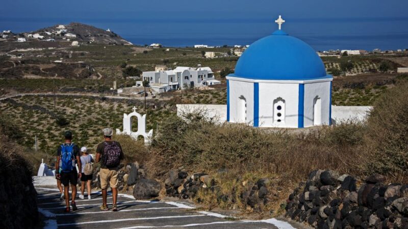 Santorini: Cooking Class and Easy Hike - Guided Hike Through Vineyards