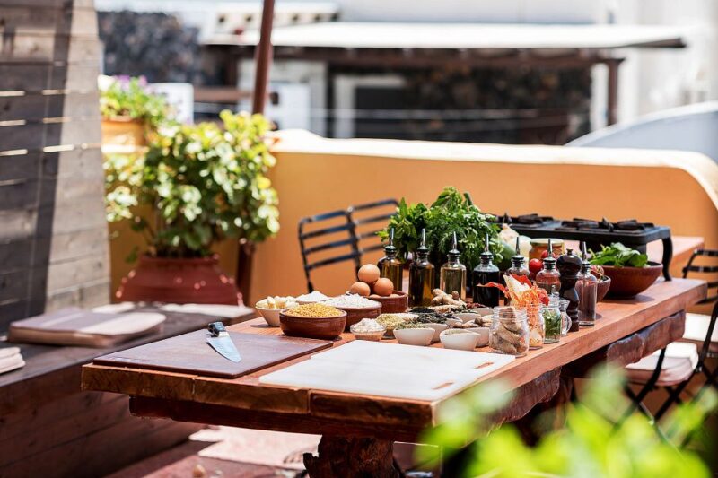 Santorini Cooking Class With Wine Tasting & Lunch - Hands-On Cooking Lesson