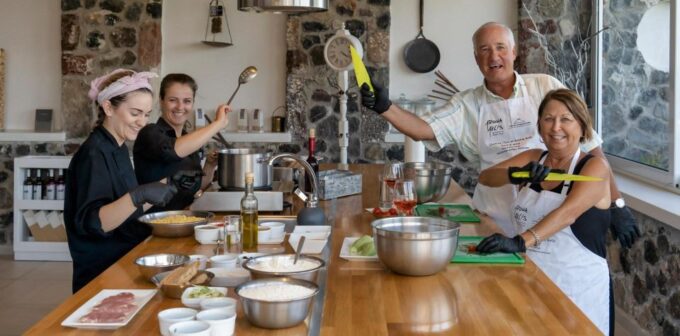 Santorini: Cooking Lesson With Wine Tasting or Beach Visit - Optional Beach Visit