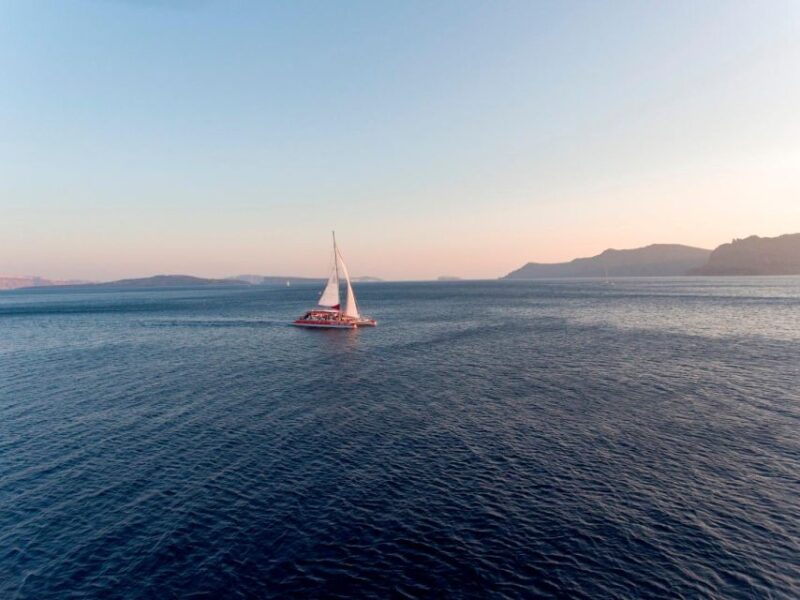 Santorini: Cruise Catamaran With BBQ & Drinks Day of Sunset - Pickup and Drop-off Locations