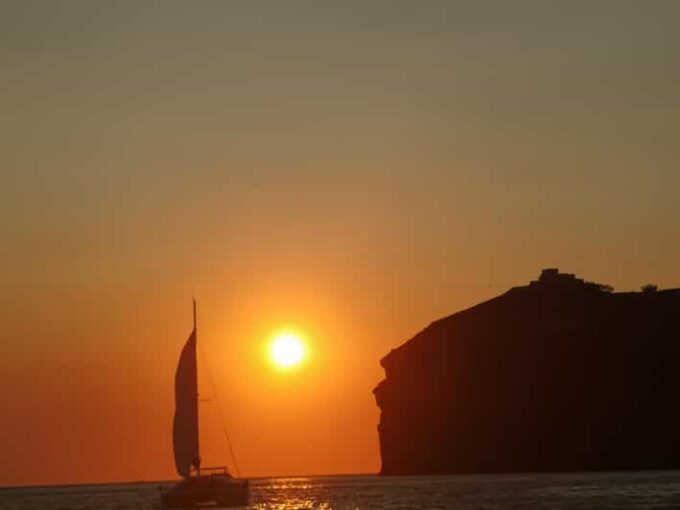 Santorini Cruise With Swim Stops & Meal - Frequently Asked Questions