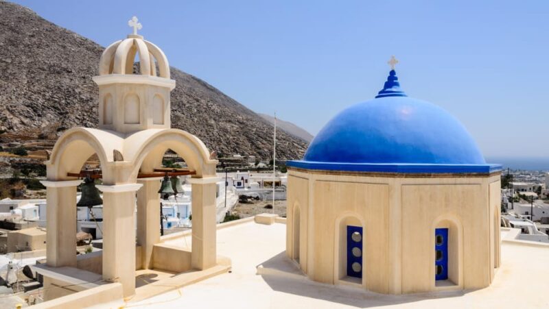 Santorini Cultural Villages and Akrotiri Ruins Private Tour - Emporio Settlement
