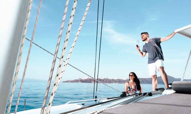 Santorini: Day Cruise With Meal & Open Bar - Unique Beaches