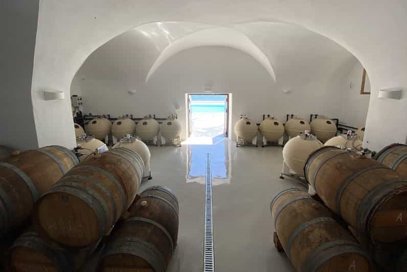 Santorini Elements Of Wine Private Wine Tour And Tasting - Transportation and Amenities