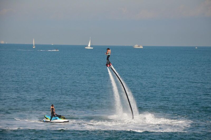 Santorini: Fly Board Pro Adventure in Perivolos Beach - Overview of Flyboard Pro Adventure