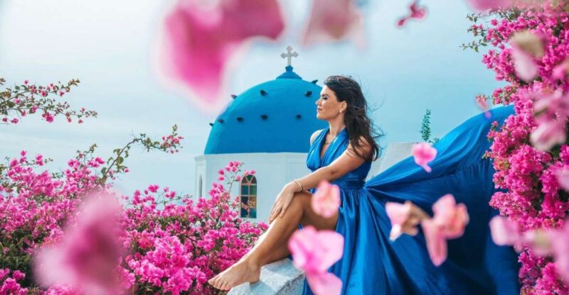 Santorini: Flying Dress Photoshoot - Key Points