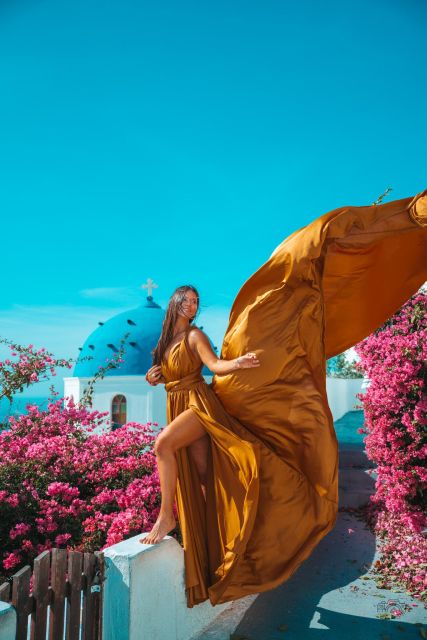 Santorini: Flying Dress Photoshoot - Inclusions