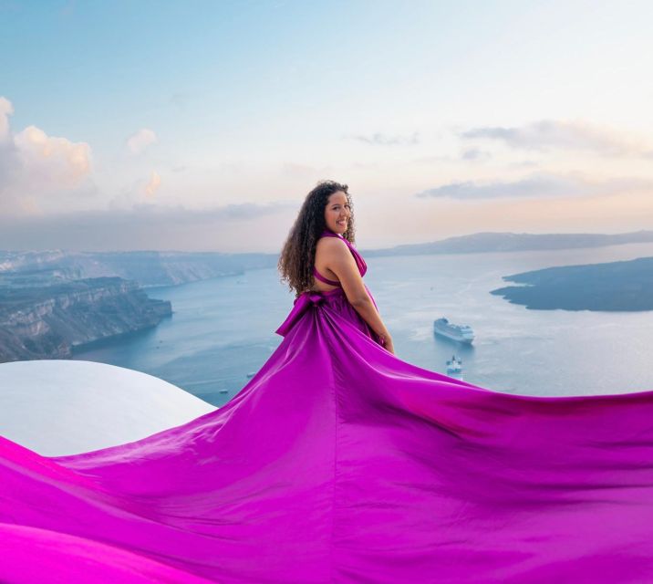 Santorini: Flying Dress Photoshoot - Experience