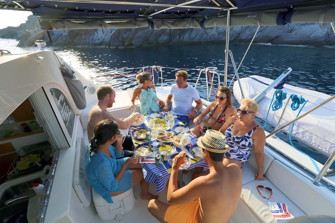 Santorini Full Day Catamaran Private Cruise Incl. Meal, Drinks & Free Transport - Traveler Requirements