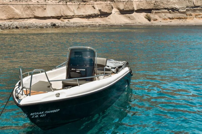 Santorini: Full-Day Licence-Free Motorboat Rental - Safety and Equipment