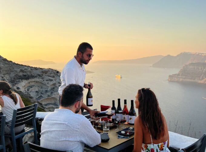 Santorini: Full-Day Private Tour - Perivolos Lunch and Swimming