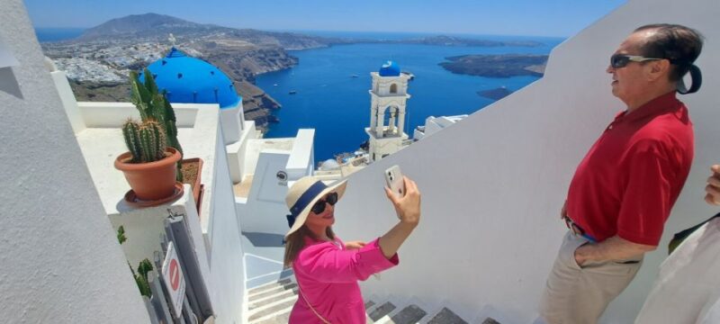 Santorini: Full-Day Private Tour With a Luxury Minibus - Profitis Ilias Church: Guided Tour
