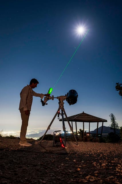 Santorini: Full Moon Telescope Viewing With Wine Tasting - Key Points