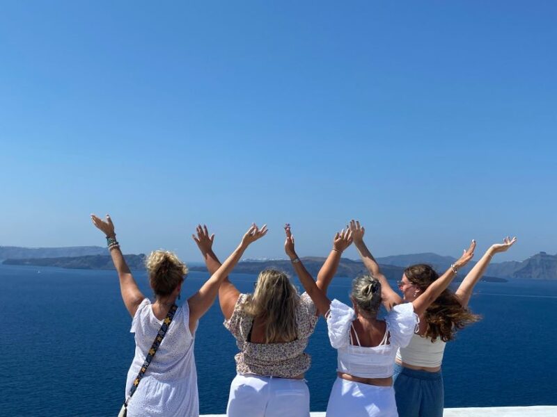 Santorini Fun Day: Horseriding- Wine Tasting - Tapas - Savoring Local Wines and Snacks
