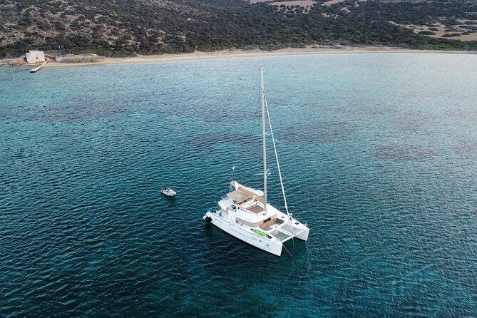 Santorini Gold Catamaran Cruise With Bbq, Drinks and Hotel Pickup - Pricing and Booking