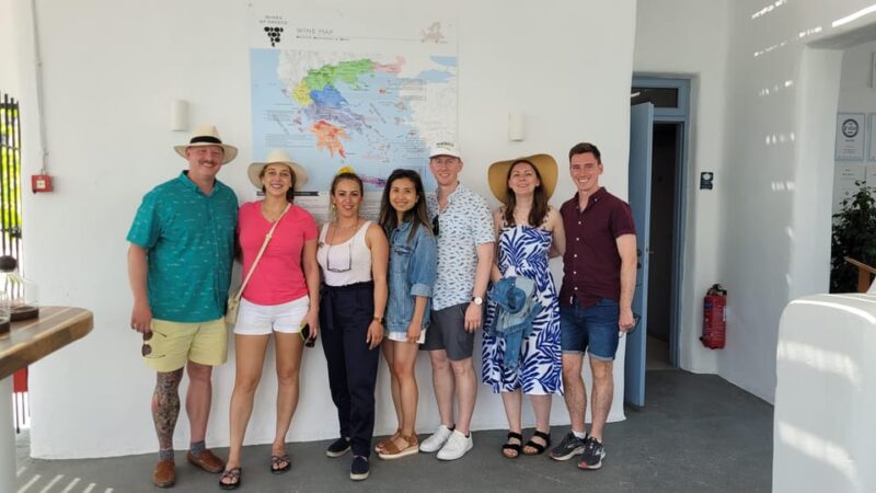 Santorini Golden Tour: Private Wine Tasting Tour-3 Wineries - First Winery Visit