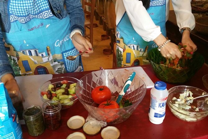 Santorini Gourmet Private Tour With Cooking Class and Lunch - Hands-On Cooking Class With Local Chef