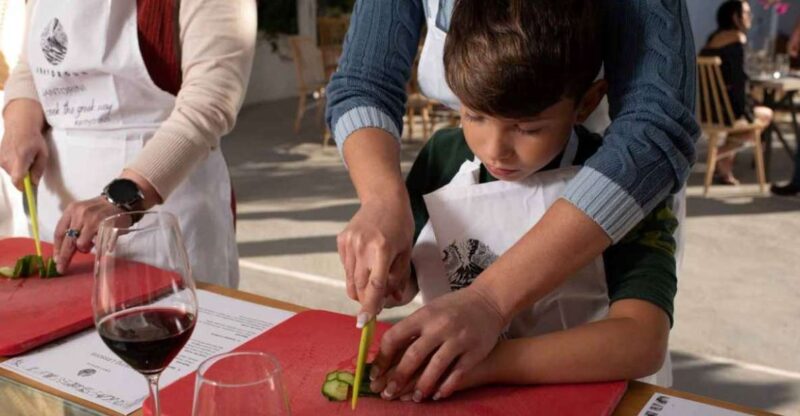 Santorini: Greek Food Cooking Class With Wine Tasting - Santorinian Salad, Fava, and Fritters