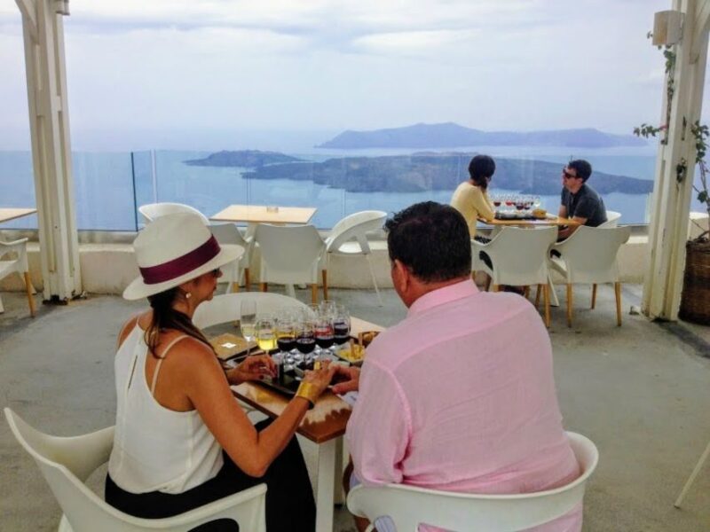 Santorini: Guided Tour to 3 Wineries With Wine Tastings - Organic Wines and Local Delicacies
