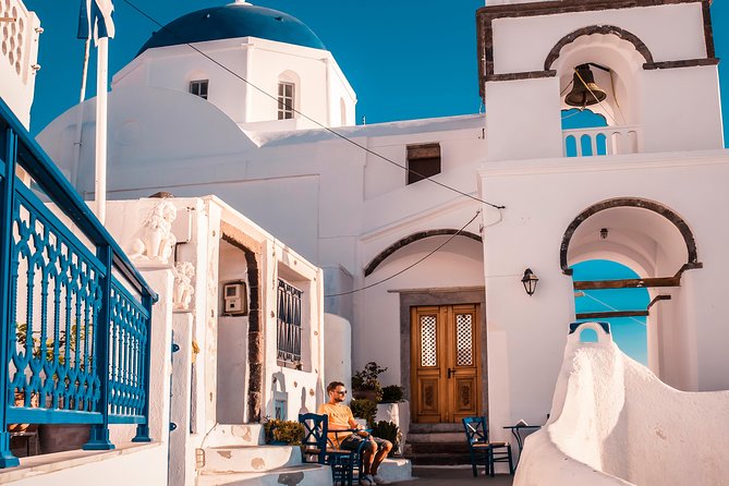 Santorini Highlights Small-Group Tour With Wine Tasting From Fira - Scenic Views at Prophet Elias Monastery