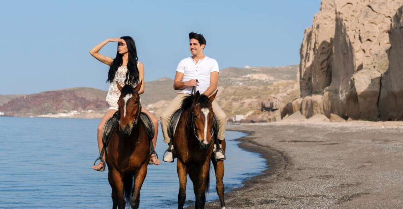 Santorini: Horseback Riding Experience in Volcanic Landscape - Starting Point and Initial Route